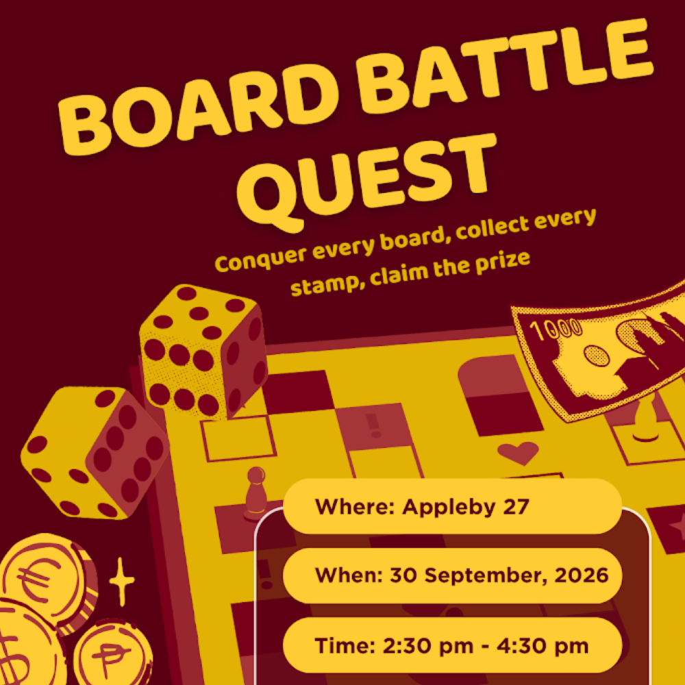 Board Battle Quest flyer; details in description!